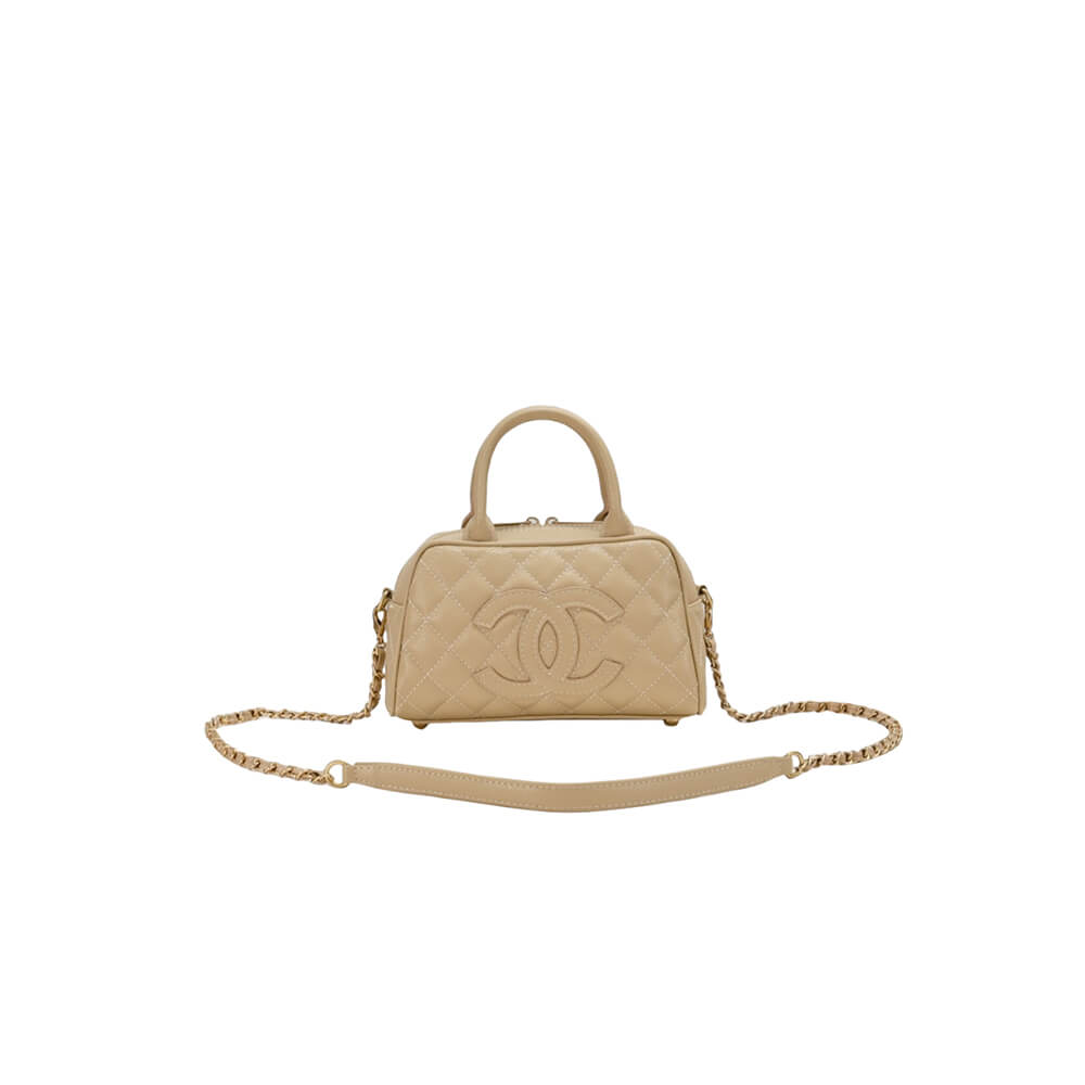 1-418-2.jpg CHANEL Small Vintage Boston Bag - Image 1