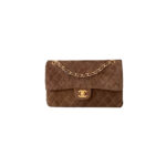CHANEL Suede Classic Double Flap Handbag(HIGH-END GRADE)