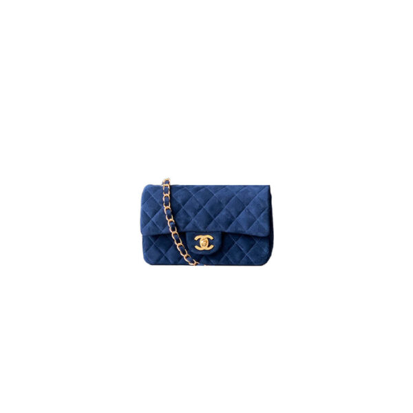 CHANEL SUEDE MINI FLAP BAG(HIGH-END GRADE)