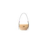 Prada Arque leather shoulder bag with flap