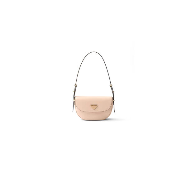 Prada Arque leather shoulder bag with flap