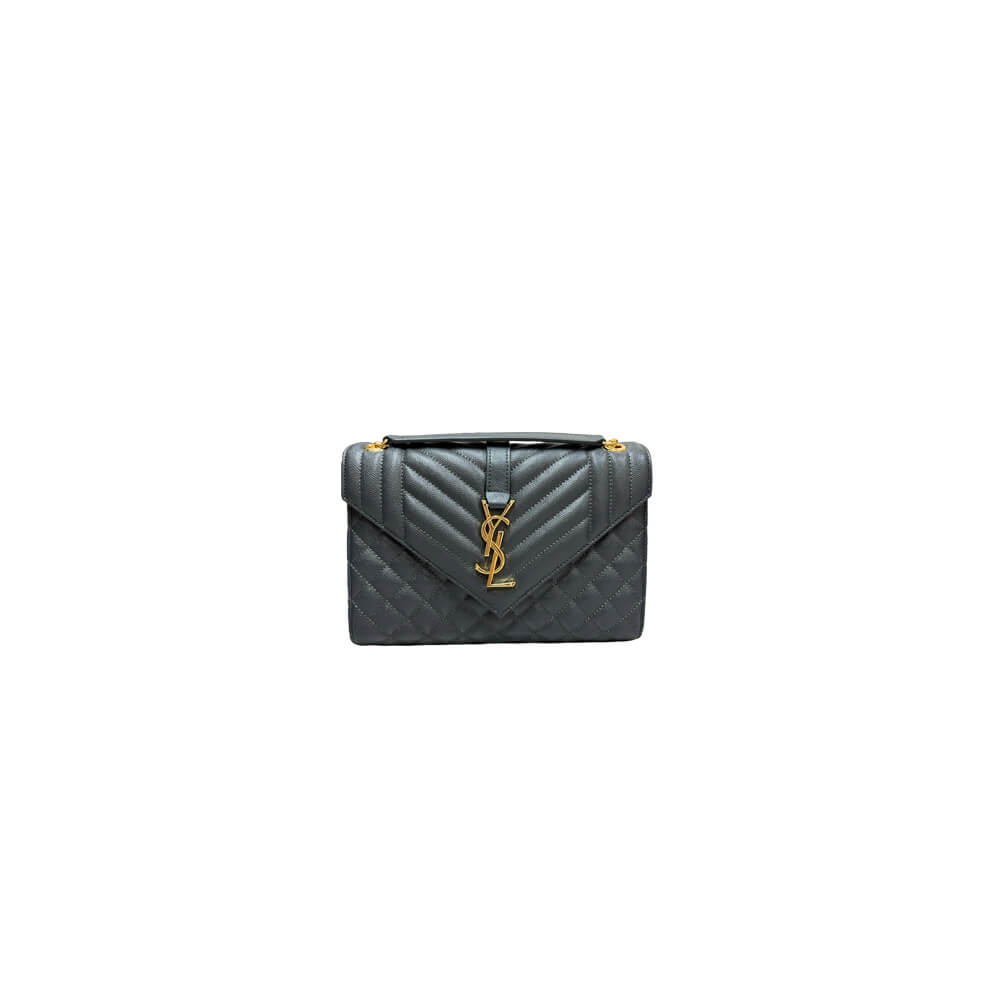 1-525.jpg YSL envelope medium in grained leather - Image 1