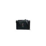 YSL envelope medium in grained leather