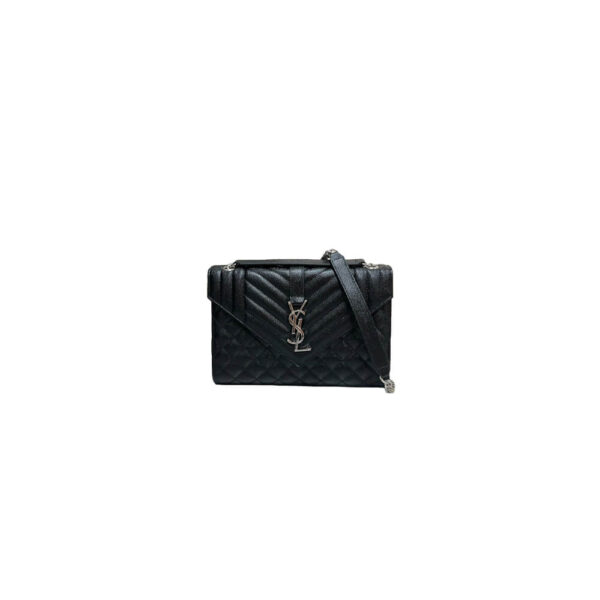 YSL envelope medium in grained leather