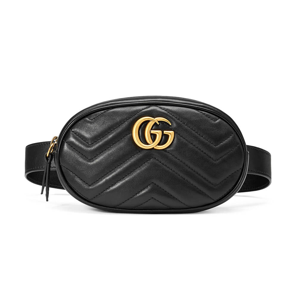 1-600.jpg GG Marmont Quilted Leather Belt Bag - Image 1