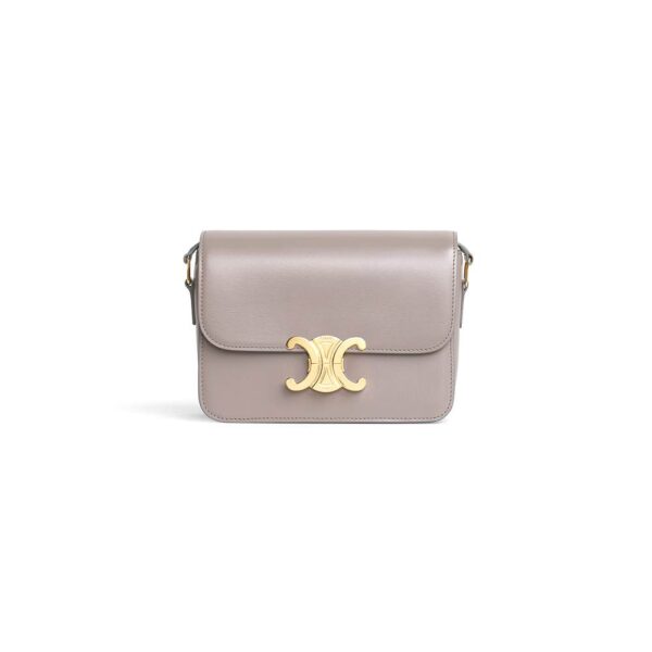 Celine TEEN TRIOMPHE BAG IN shiny calfskin(HIGH-END GRADE)