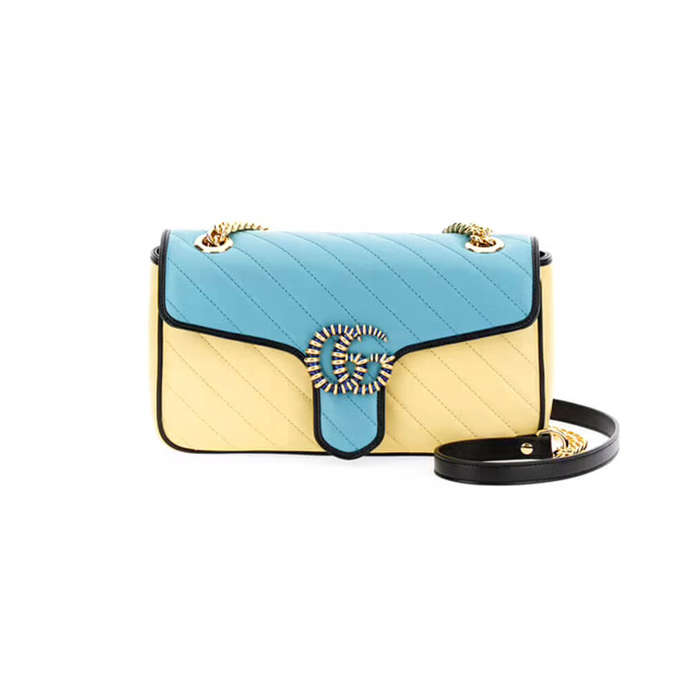 1-845.jpg GG Marmont small matelasse shoulder bag - Image 1