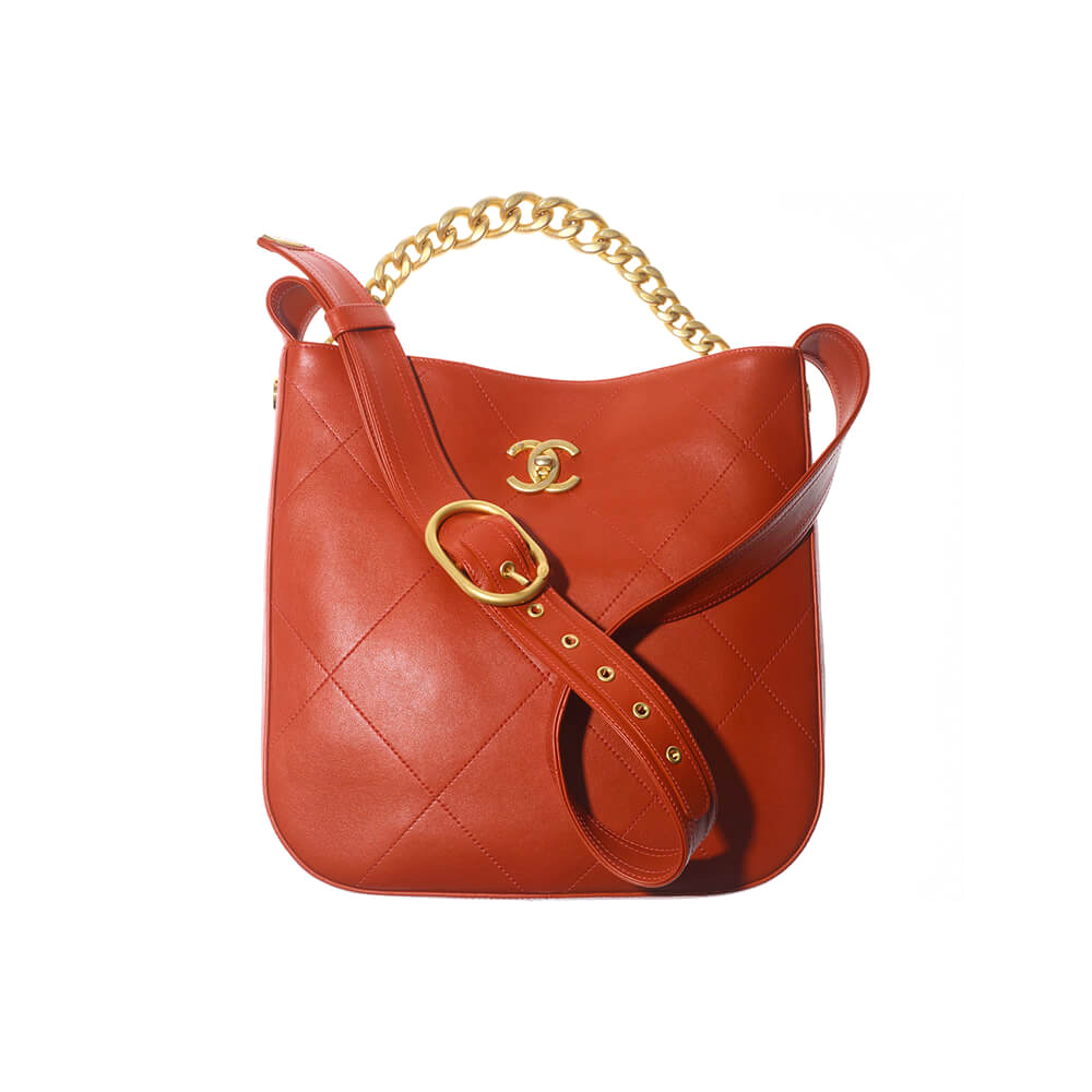 1-909.jpg CHANEL HOBO HANDBAG - Image 1