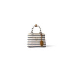 Prada Jardinière striped cotton canvas mini-bag