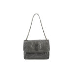 SAINT LAURENT NIKI MEDIUM IN CRINKLED VINTAGE LEATHER