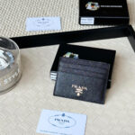 Prada Saffiano Leather Card Holder - Image 11