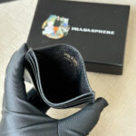 Prada Saffiano Leather Card Holder - Image 12