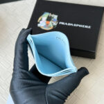 Prada Saffiano Leather Card Holder - Image 16