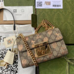 Padlock small berry shoulder bag - Image 2