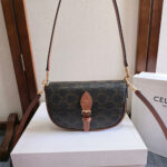 Celine SOFT SHOPPER BAG IN Triomphe Canvas and Calfskin - Image 2