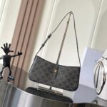 Celine TINA SHOULDER BAG IN Triomphe canvas - Image 2