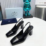 Prada Patent Leather Slingback Pumps 85 mm - Image 2