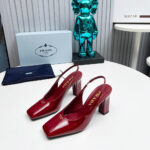 Prada Patent Leather Slingback Pumps 85 mm - Image 2