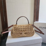 CELINE TEEN CELINE LOLA IN RAFFIA EFFECT TEXTILE(HIGH-END GRADE) - Image 2