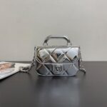 CHANEL Mini Flap Bag with Top Handle(high-end grade) - Image 2