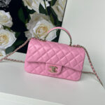 CHANEL Mini Classic Handbag With Top Handle - Image 2
