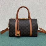 CELINE Large Boston IN Triomphe Canvas and calfskin - Image 2