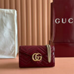 GG Marmont wallet on chain - Image 2