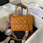 CHANEL Mini Flap Bag with Top Handle(HIGH-END GRADE) - Image 2