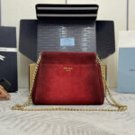 Prada Enchaine mini suede bag(HIGH-END GRADE) - Image 2
