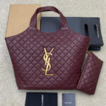 YSL ICARE MAXI SHOPPING BAG IN QUILTED LAMBSKIN(HIGH-END GRADE) - Image 2