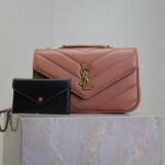 YSL LOULOU small in MATELASSÉ lambskin - Image 2