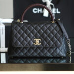 Chanel Large Flap Bag With Top Handle(HIGH-END GRADE) - Image 2
