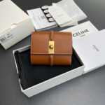 CELINE 16 Small Wallet in Shiny Calf Leather - Image 2