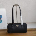 Prada Medium leather top-handle bag with padlock(high-end grade) - Image 2