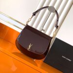 YSL Mini VOLTAIRE TOP HANDLE bag in patent leather - Image 2