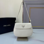 Small Prada Cleo brushed leather shoulder bag with flap - Image 2