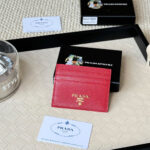 Prada Saffiano Leather Card Holder - Image 2