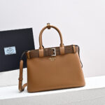 Prada Buckle small leather handbag with belt(high-end grade) - Image 2