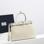 Prada Buckle small leather handbag with belt(high-end grade) - Image 2