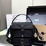 Prada Explore large Re-Nylon shoulder bag with flap - Image 2