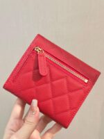 Chanel wallet Leather Made 8288 Red - Image 3
