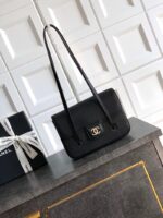 Chanel shoulder Bag 5809 22cm Black