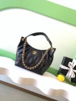 Chanel Hobo Bag AS5978 24cm Black