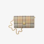 Check Chain Strap Wallet