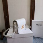 Celine TEEN TRIOMPHE BAG IN shiny calfskin(HIGH-END GRADE) - Image 3