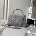 CHANEL Large Flap Bag With Top Handle(high-end grade) - Image 3