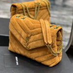 LOULOU SMALL CHAIN BAG IN “Y” QUILTED SUEDE - Image 3