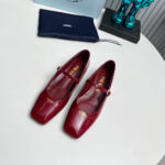 Prada Patent Leather Mary Jane Ballerinas - Image 3