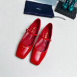 Prada Patent Leather Mary Jane Ballerinas - Image 3