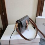 Celine SOFT SHOPPER BAG IN Triomphe Canvas and Calfskin - Image 3